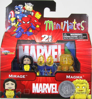 Diamond Select Toys: Marvel Minimates - Series 13 - Mirage and Magma - Sure Thing Toys