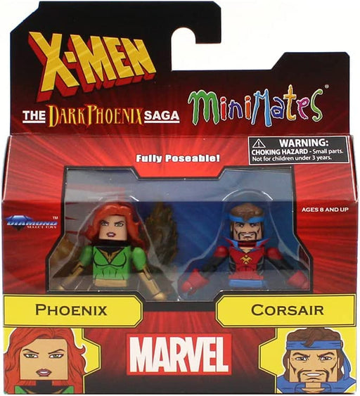 Diamond Select Toys Minimates: Marvel Comics Series 81: The Dark Phoenix Saga - Phoenix & Corsair - Sure Thing Toys