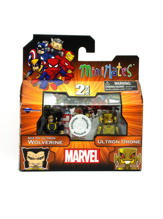Diamond Select Toys Marvel Minimates Wave 18 - Wolverine and Ultron Drone - Sure Thing Toys