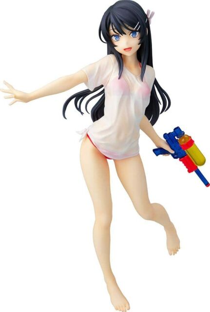 Chara-Ani Rascal Does not Dream - Mai Sakurajima (Water Gun Date Ver.) 1/7 Scale Figure - Sure Thing Toys