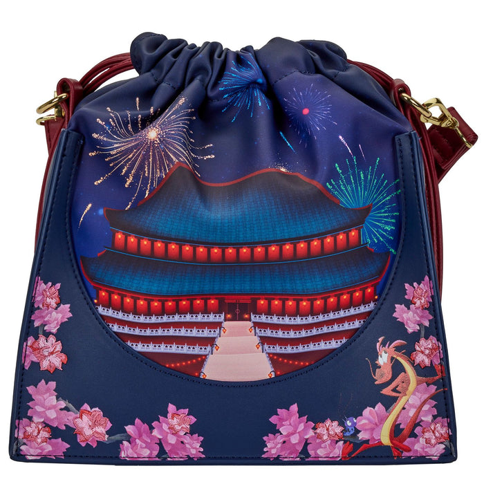 Loungefly Disney: Mulan - Castle Light Up Cinch Sack Cross Body Bag - Sure Thing Toys