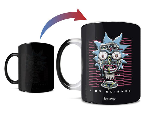 Morphing Mugs Rick and Morty "I Do Science" 11 oz. Heat-Sensitive Coffee Mug - Sure Thing Toys