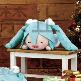 SEGA Hatsune Miku Christmas 2020 Lay-Down Mini-Plush (Sky Blue Ver.) - Sure Thing Toys