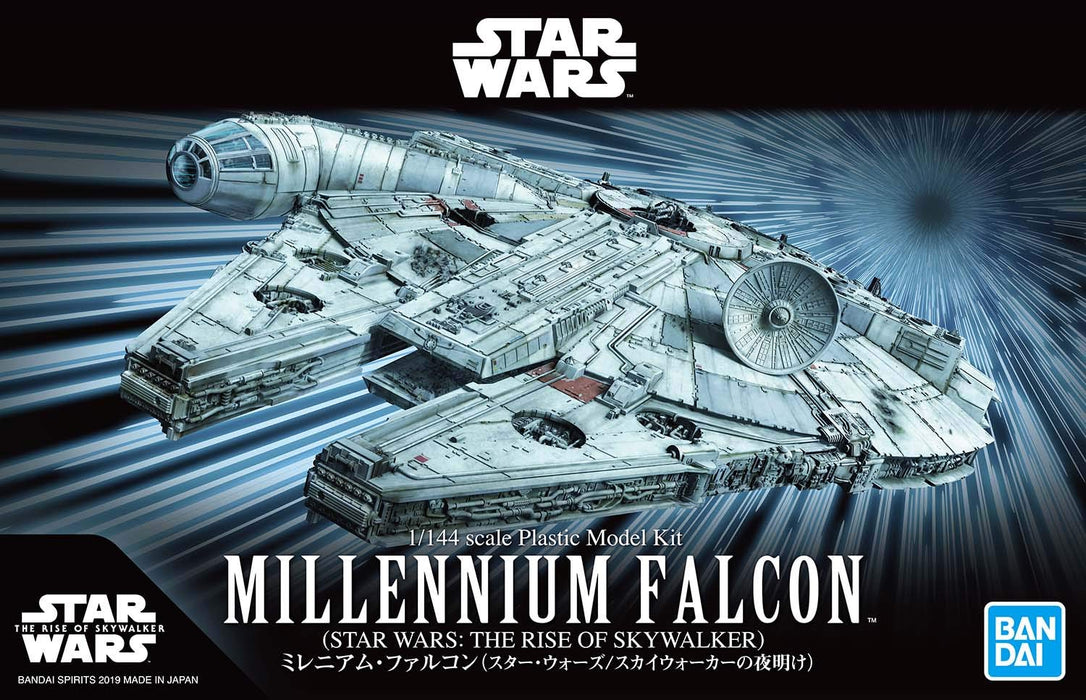 Bandai Hobby Star Wars: The Rise of Skywalker - Millennium Falcon 1/144 Model Kit - Sure Thing Toys