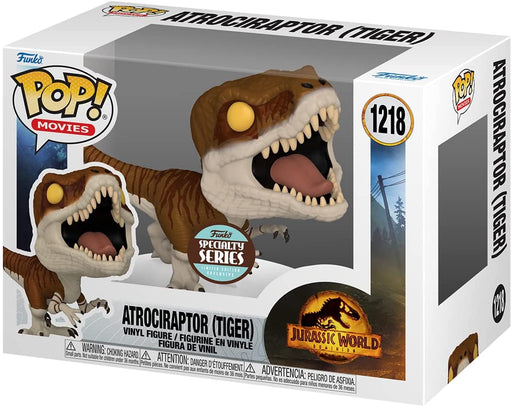 Funko Pop! Movies: Jurassic World Dominion - Atrociraptor (Tiger) - Sure Thing Toys