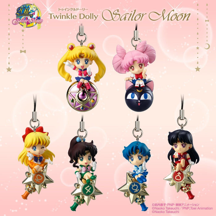 Bandai Shokugan Sailor Moon Twinkle Dolly (Volume 1) - Sailor Jupiter with Transformation Rod Deformed Mascot Charm - Sure Thing Toys