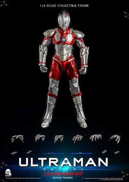 ThreeZero Ultraman Suit (Anime Edition) 1/6 Scale Action Figure - Sure Thing Toys