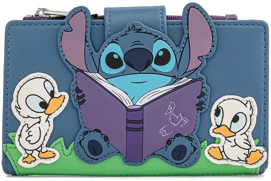 Loungefly Disney's Lilo & Stitch Story Time Duckies Flap Wallet - Sure Thing Toys