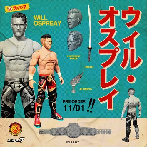 Super 7 New Japan Pro Wrestling - Ultimate Will Ospreay Action Figure - Sure Thing Toys