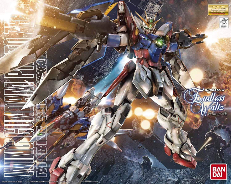 Bandai Hobby Gundam Wing: Endless Waltz -  Wing Gundam Proto Zero EW 1/100 MG Model Kit - Sure Thing Toys